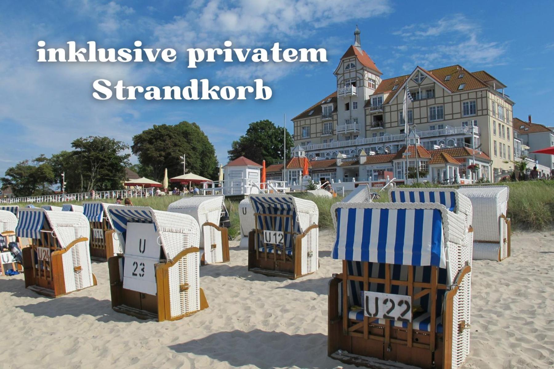 Meeresblick - Inklusive Privatem Strandkorb Ostseebad Kühlungsborn エクステリア 写真